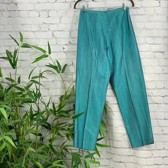 Karren Kane Lifestyle Turquoise & Purple Silk Set - Picture 5 of 8